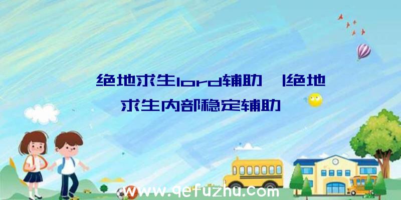 「绝地求生lord辅助」|绝地求生内部稳定辅助